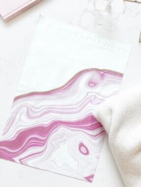 Poly Mailers 14.5"x19" Pink Agate- 25 Pack
